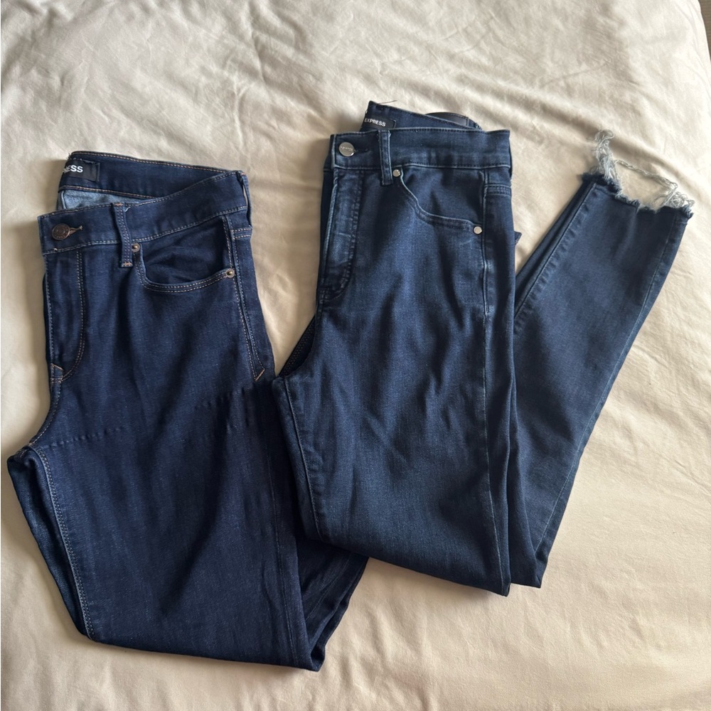 Express 2pc skinny jeans